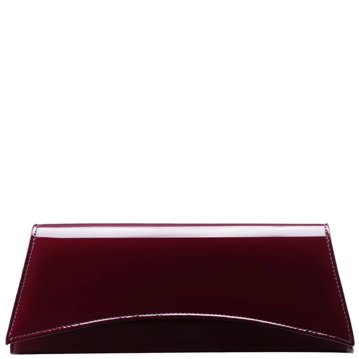 NINA Zoey Clutch - Bordeaux Patent – view 2