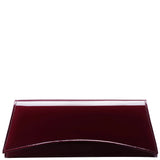 NINA Zoey Clutch - Bordeaux Patent view 2