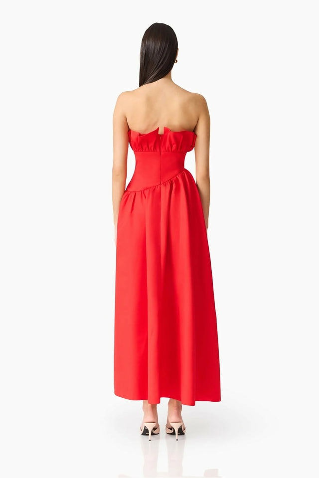 Elliatt Laurel Sleeveless Maxi Dress In Red