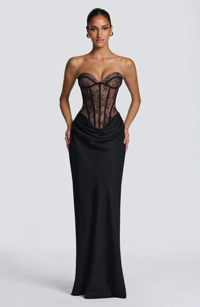 Babyboo Kathleen Maxi Dress Black