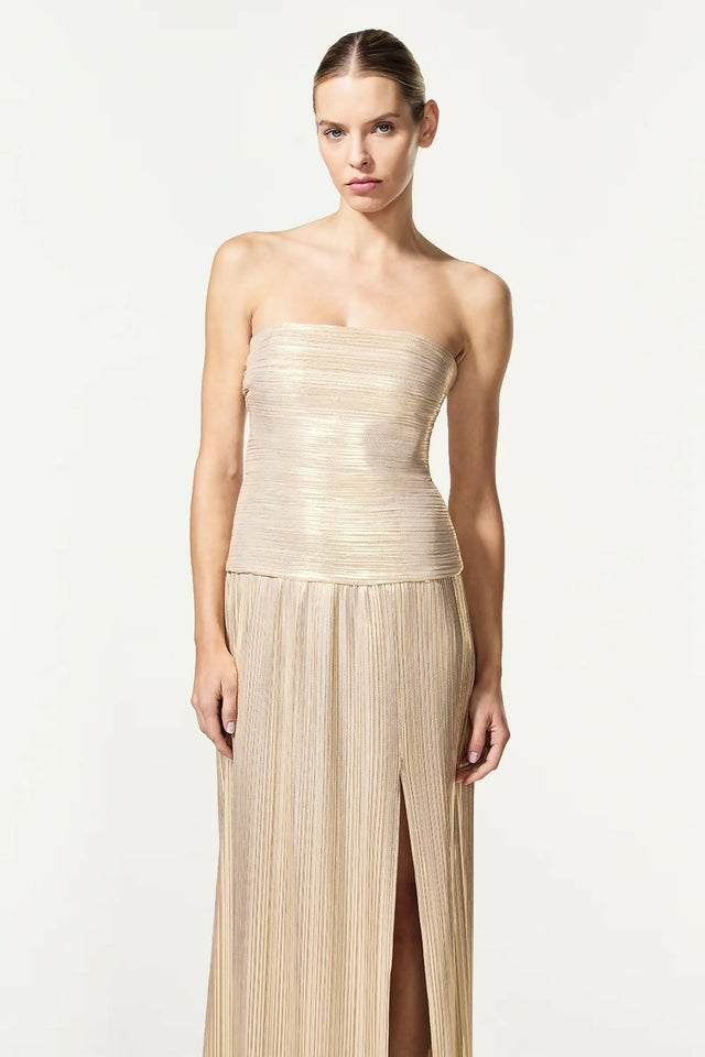Manning Cartell Love and Lustre Dress Gold Size 8