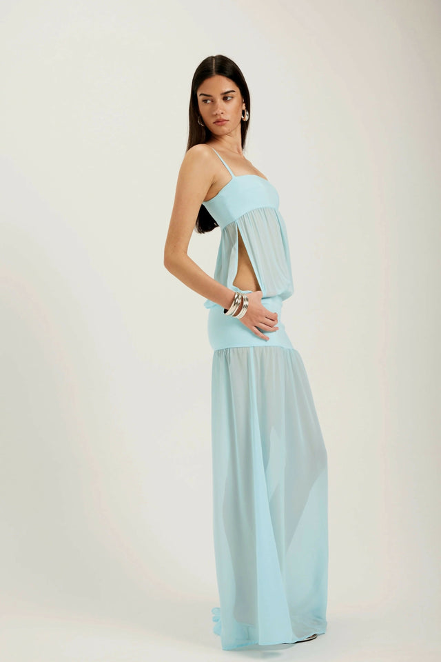 Ance Gria Romeo Gown in Aqua
