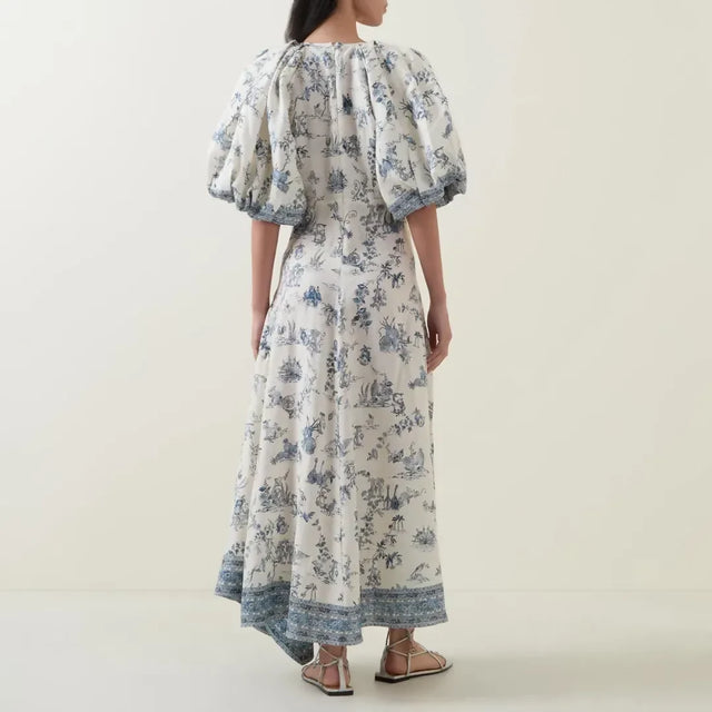 Alemais Casa Midi Dress Print