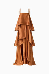 Elliatt Tilly Tiered Maxi Dress - Toffee Brown view 2