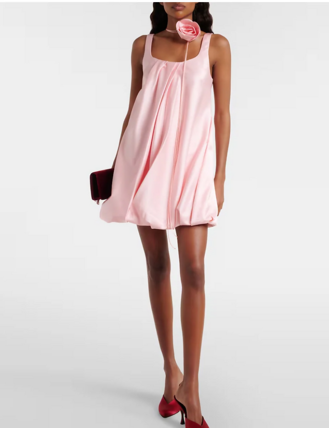 Leo Lin Suki Puff Mini in Blush Pink