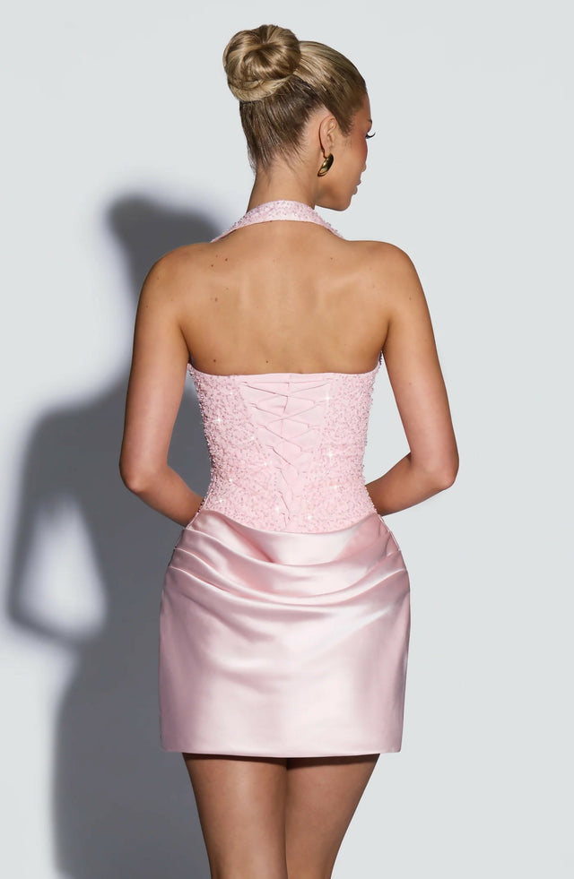 BABYBOO Nour Mini Dress Blush