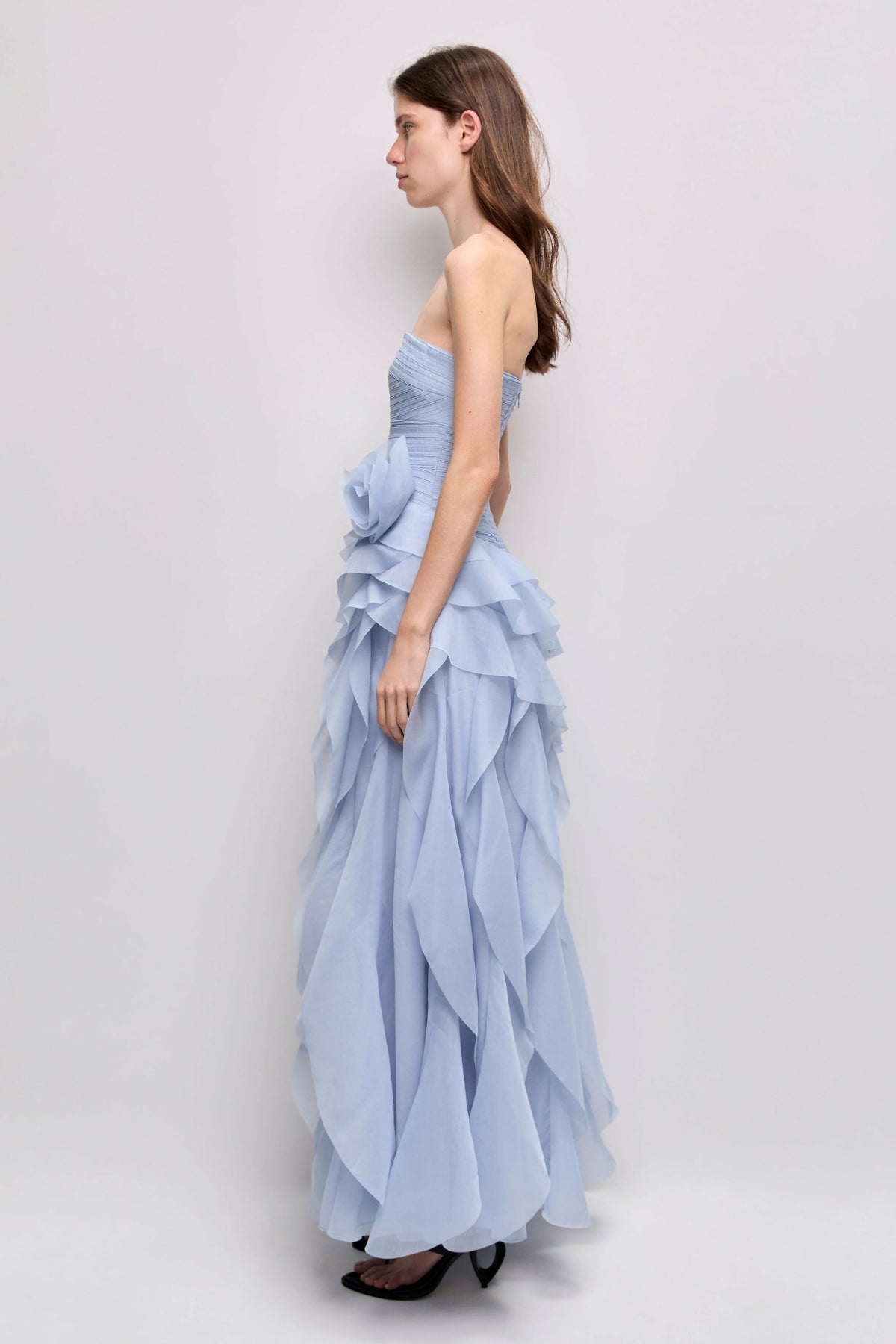 Aje Canyon Gown Blue Size 8 – view 2