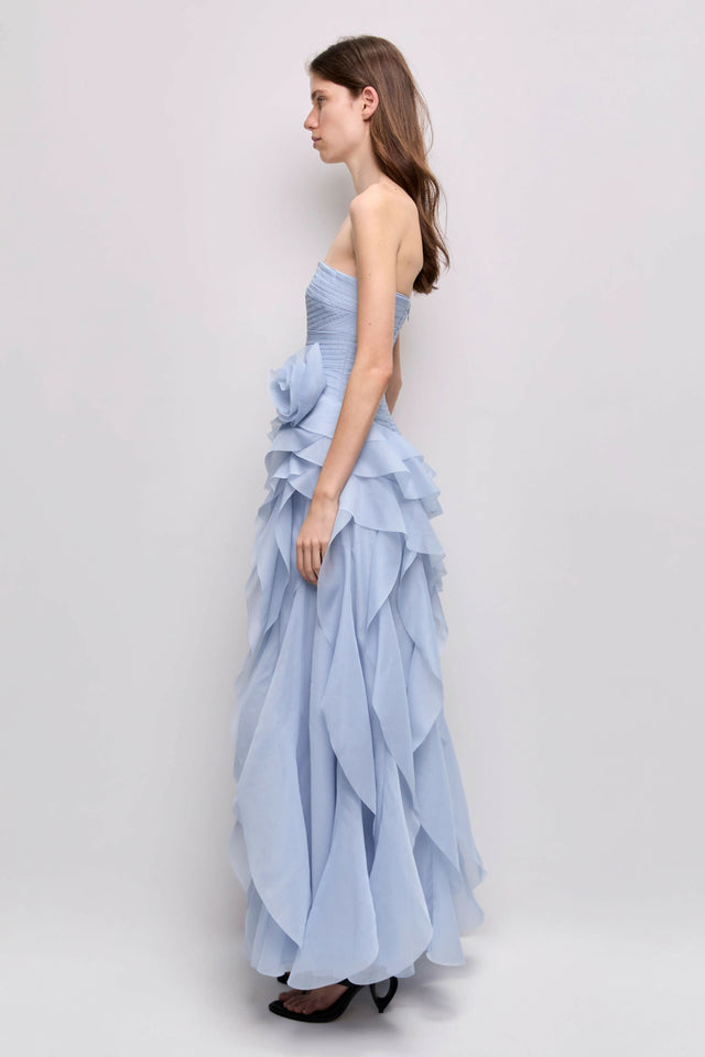 Aje Canyon Gown Blue Size 8