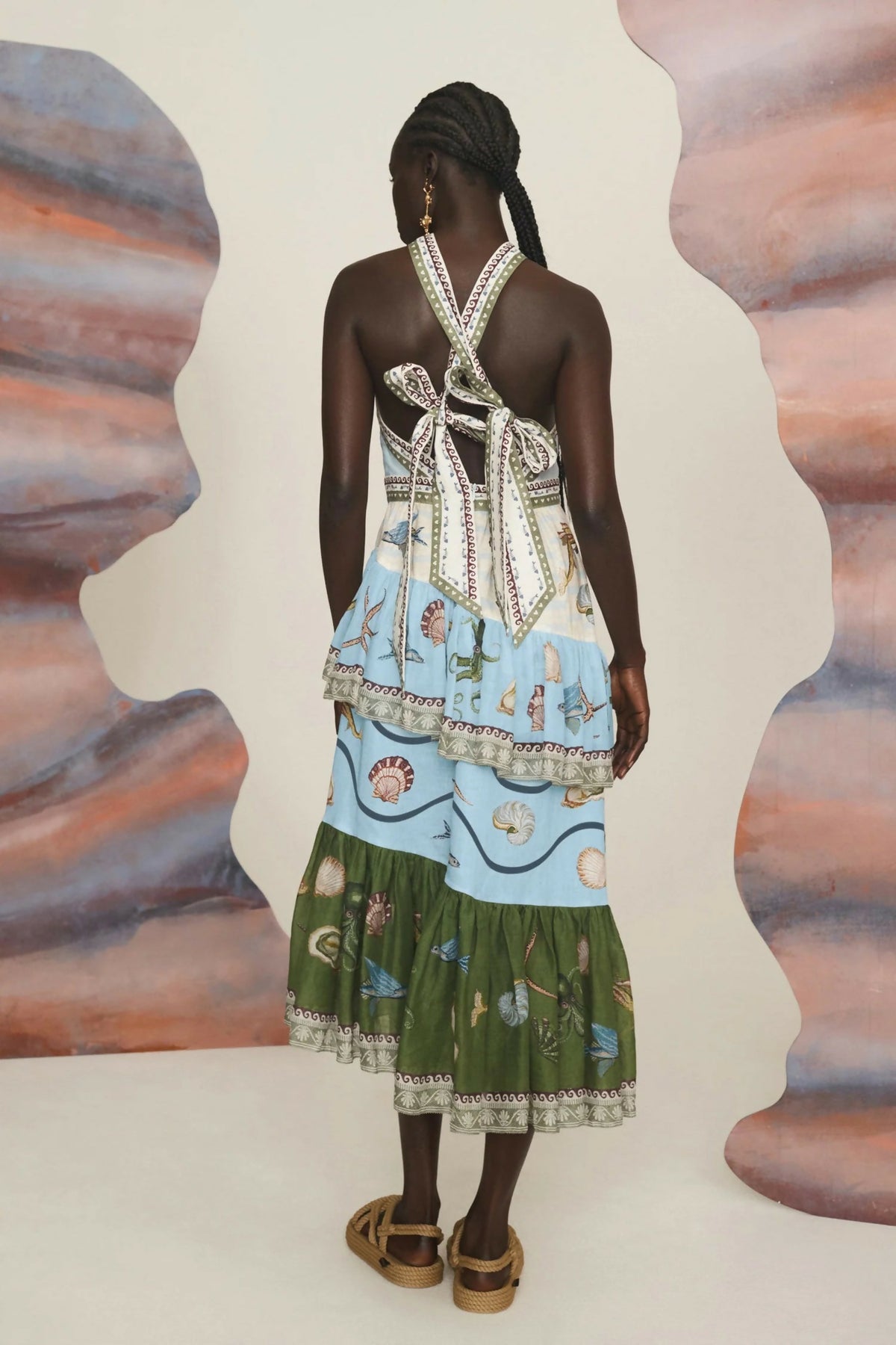 Alemais Bath House Midi Dress – view 3