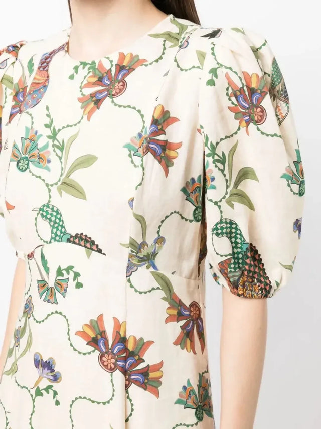 Alemais Birdie Midi Dress Print