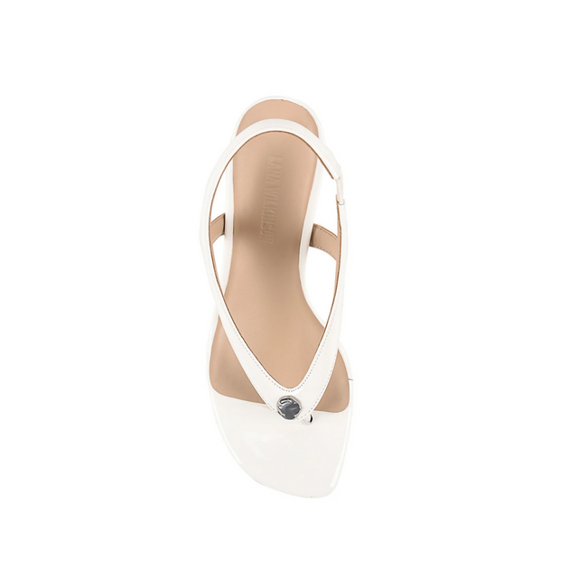 Lana Wilkinson Martine Wedge White Leather