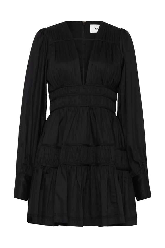 AJE Fallingwater Black Mini Dress