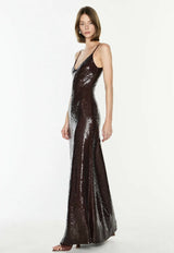 Manning Cartell Dream Maker Slip Maxi Dress Espresso Brown Size 6 view 2