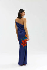 Aston Studio Clemence Dress - Royal Papaya view 3