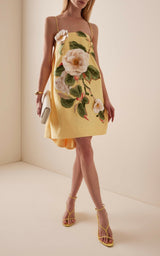 Leo Lin Felicia Applique Floral Mini in Sorbet Yellow view 1