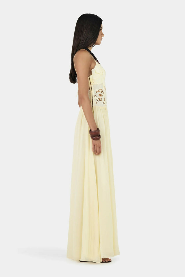 Hansen & Gretel Stephanie Maxi Dress Butter