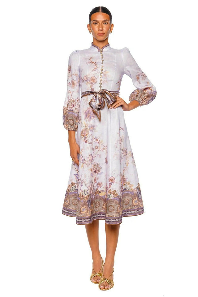 Zimmermann Luna Button Midi Dress