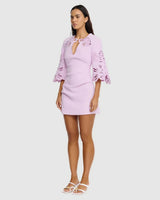 Acler Leesbrook Mini Dress Wisteria view 2