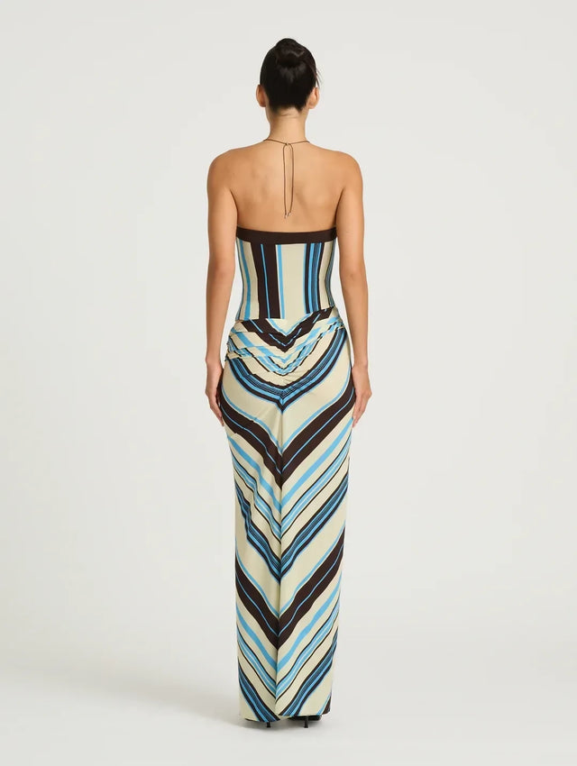 Benni Rumi Strapless Maxi Ocean Strap