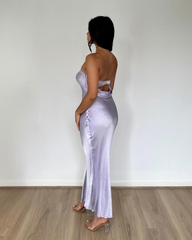Bec and Bridge Moon Dance Strapless Dress Lilac