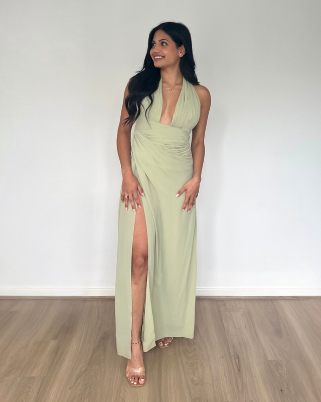 Calia Collection Antonia Dress Sage