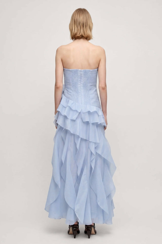 Aje Canyon Gown in Cloud Blue