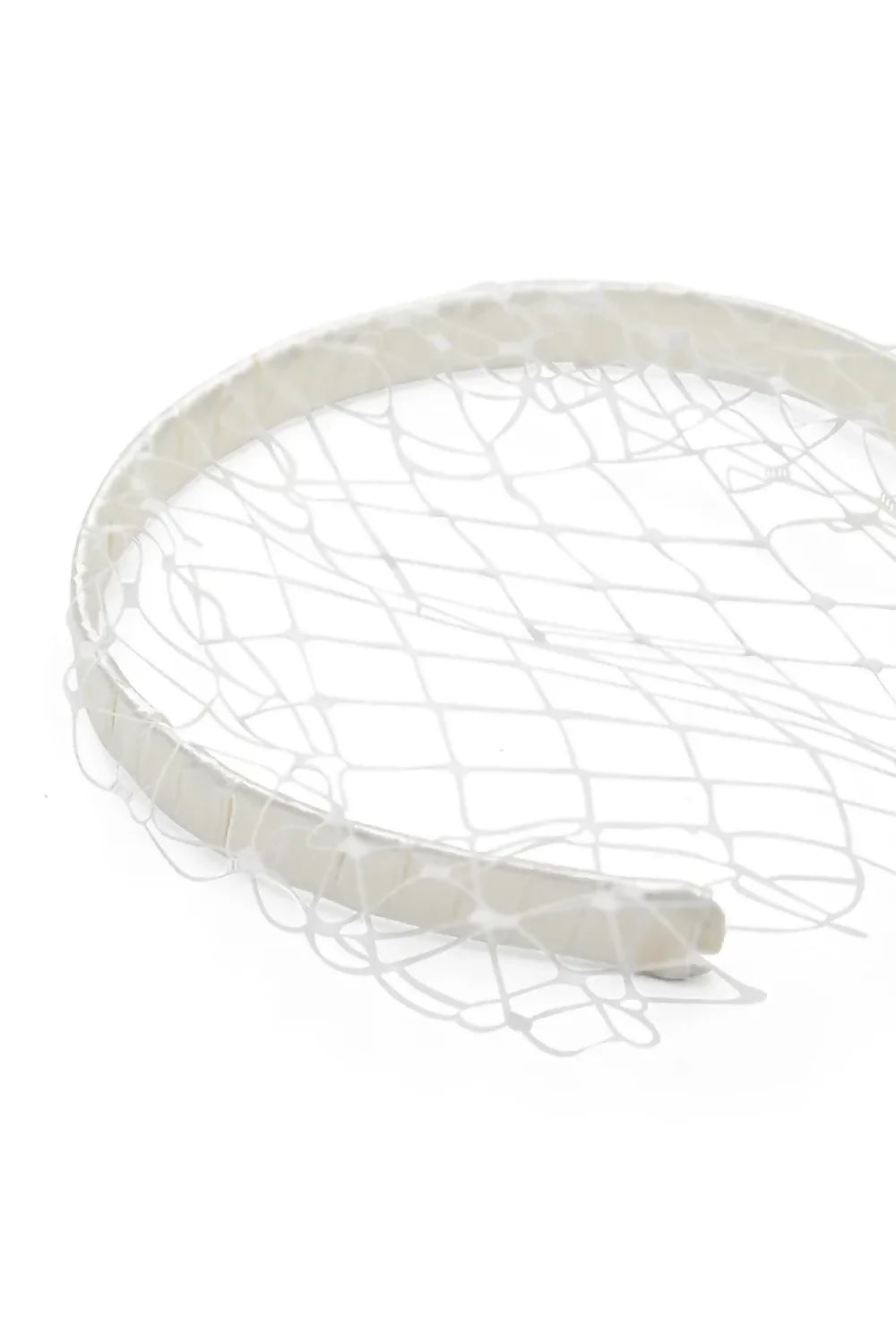 Morgan &amp; Taylor Lucia Veil Headband - White – view 3