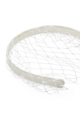 Morgan & Taylor Lucia Veil Headband - White view 3