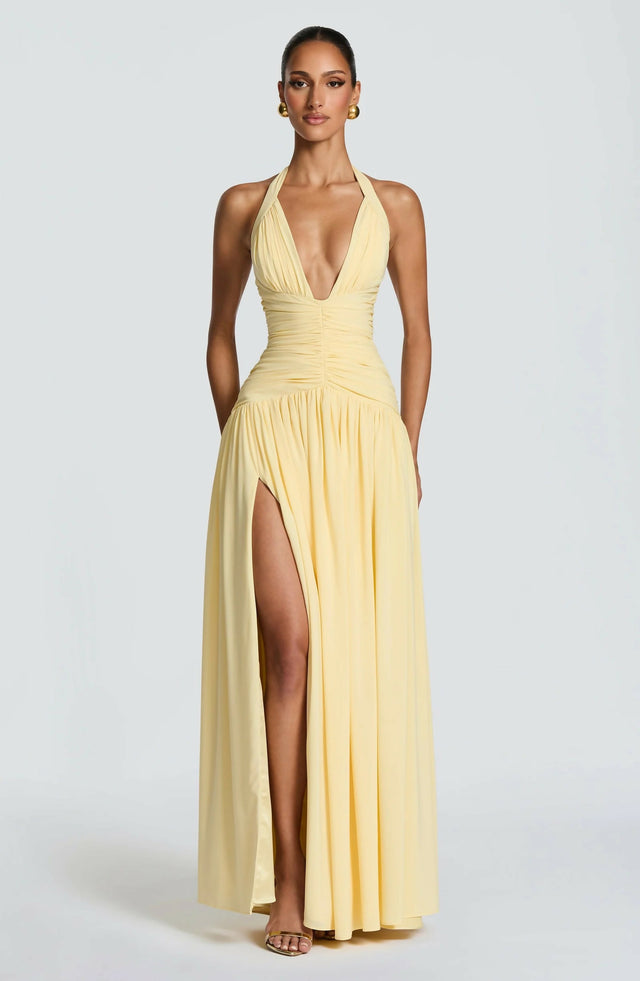 Babyboo Amaris Maxi Dress Lemon