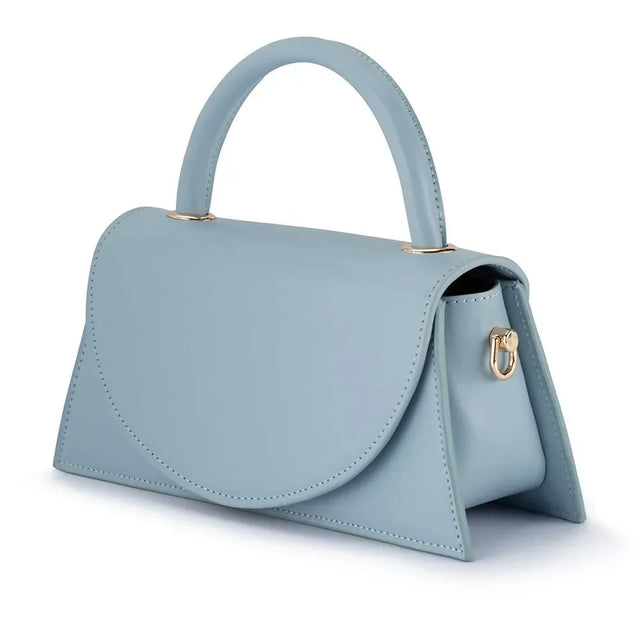 Olga Berg Hailey Top Handle Bag - Blue