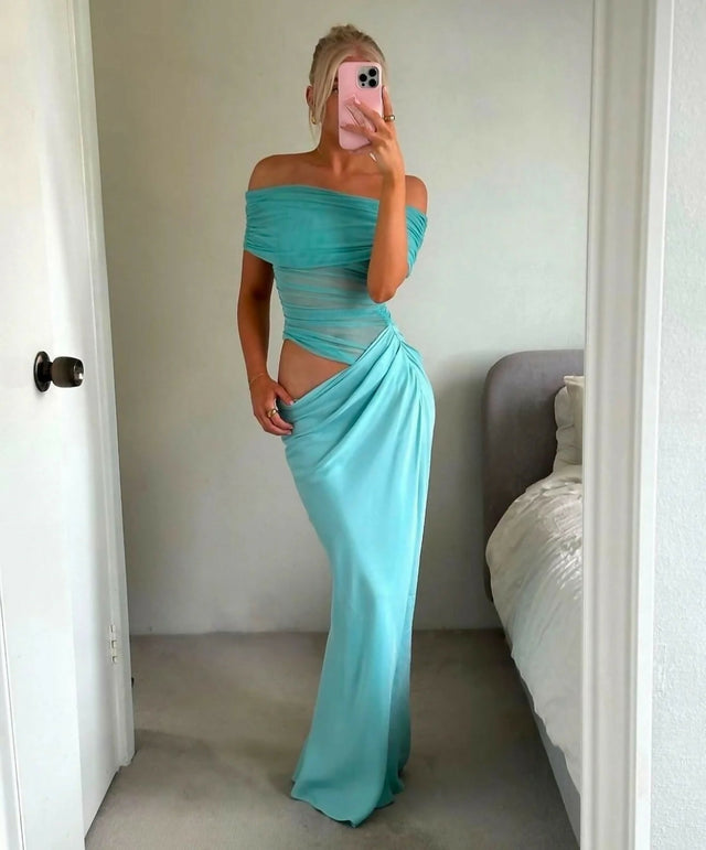 Benni Nico Off Shoulder Maxi Dress