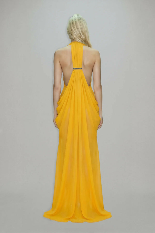 Atoir Mina Maxi Dress Yellow Size 8