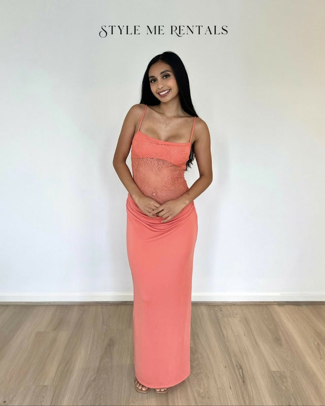 Benni Stefania Maxi Dress Grapefruit