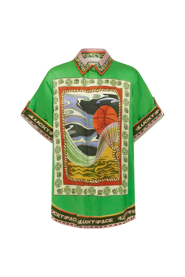 Alemais Lucky Pace Silk Shirt + Pants