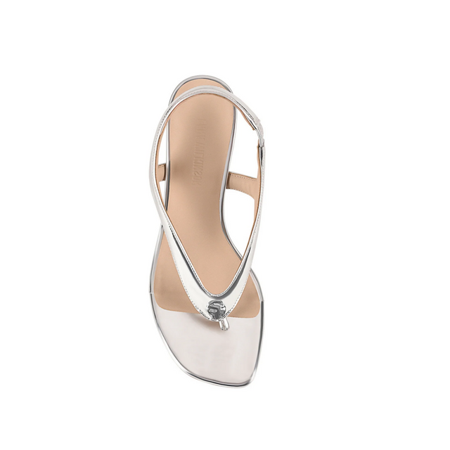 Lana Wilkinson Martine Wedge Silver Metallic