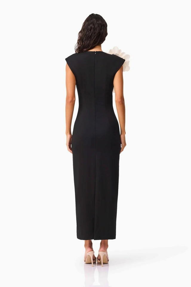 Elliatt Zahara V-Neck Gown in Black