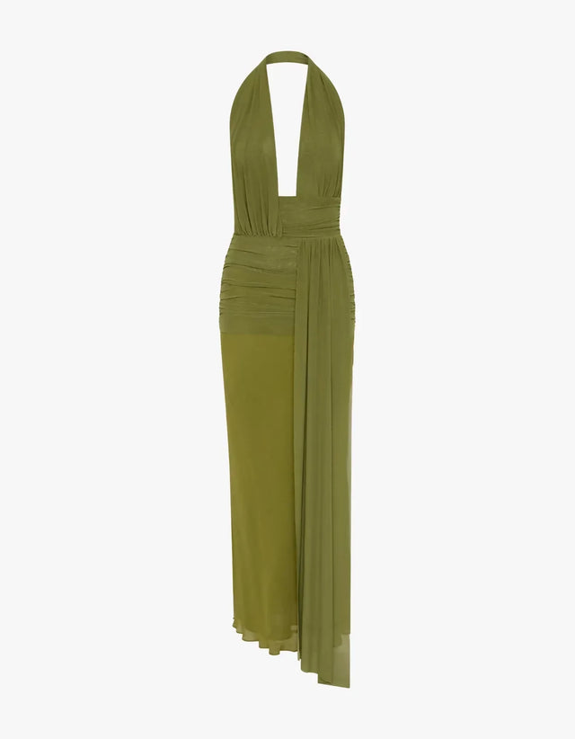 Bec + Bridge Cassis Drape Maxi Dress - Fern