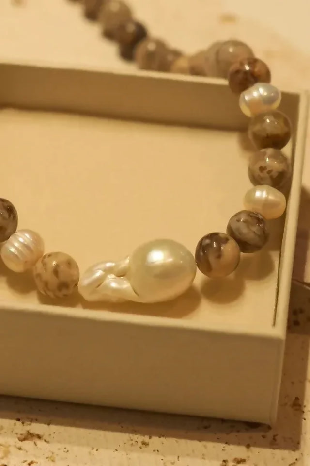 Junie + Belle Bloom Beaded Necklace