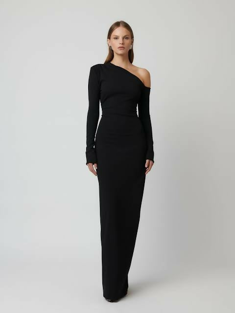 EFFIE KATS Cayley gown in black / Size XS