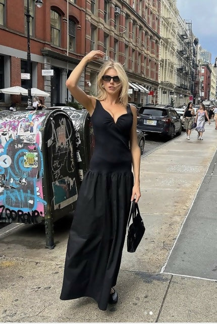 ANNA QUAN Florence Dress Black Noir