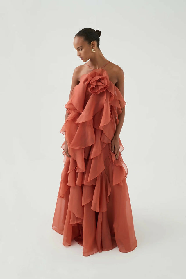 Aje Pandorea Gown Clay Size 6