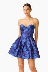 Elliatt Sorelle Bustier Mini Dress - Cobalt Blue view 3