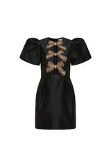 Rebecca Vallance Venus Mini Dress - Black view 2