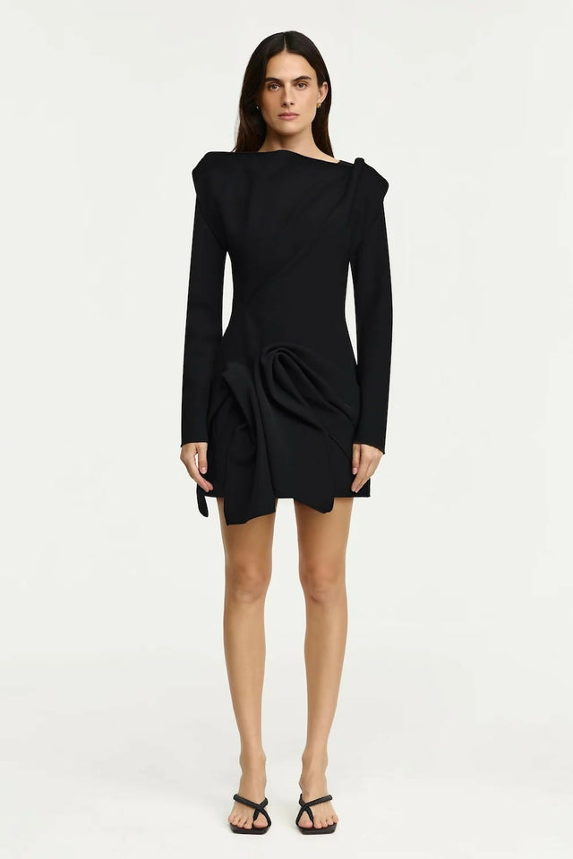 Acler Limosa Mini Dress - Black