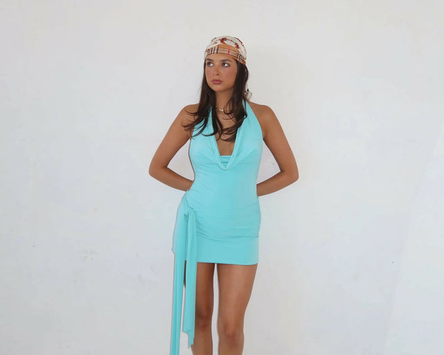 Aje Primary Belted Midi Dress