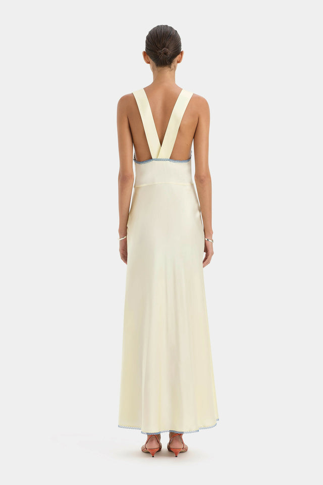 Sir Aries Cut Out Gown in Butter