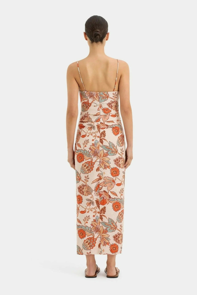 Sir the Label Noemi Balconette Midi Dress