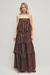 Aje Ophelia Gown Brown Size 8,10 view 1