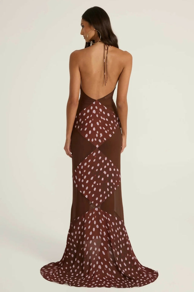 Ance Gria Delphine Gown - Deer Size 8