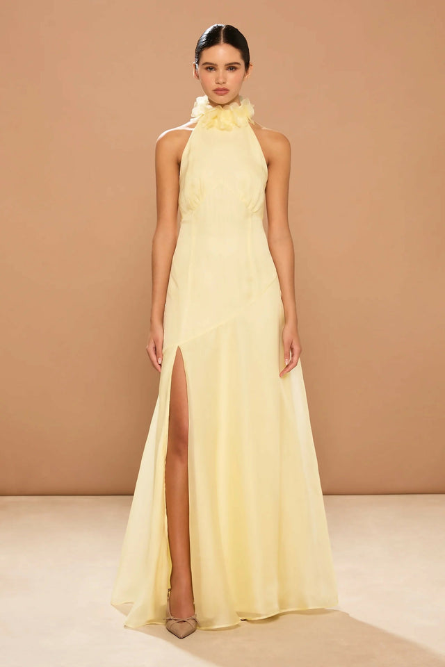Sonya Moda Noelle Gown Butter Yellow